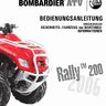 Bedienungsanleitung: Bombardier 2006 Rally 175