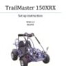Aufbauanleitung: TrailMaster 150XRX  2011